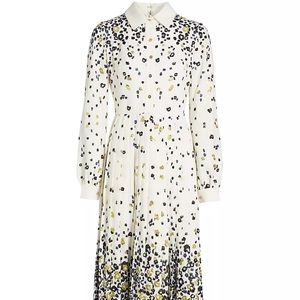 Elie Saab
Floral Sequin-Embroidered Shirtdress Sz 38, 6